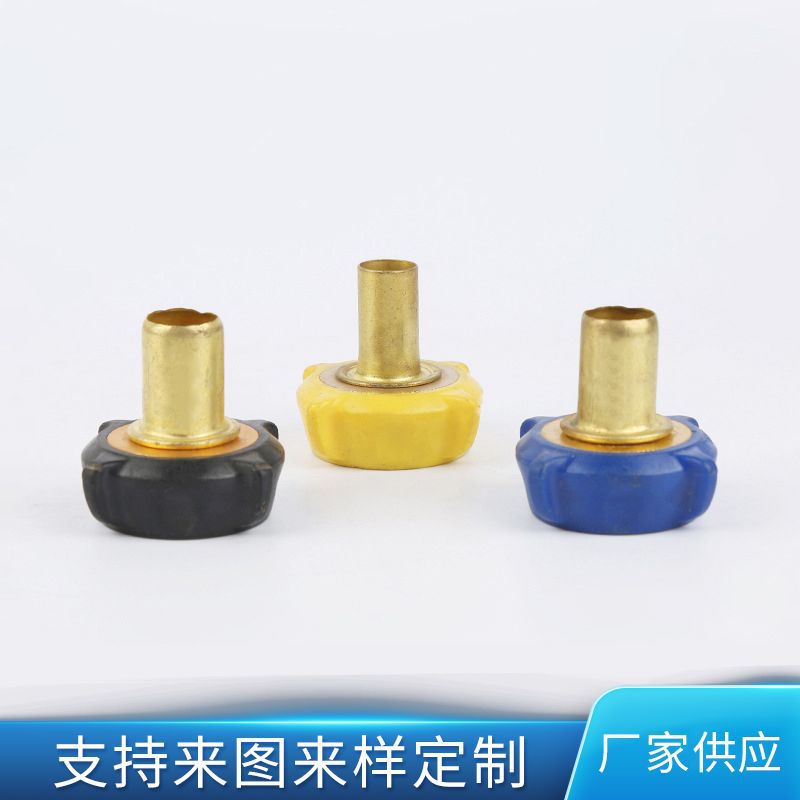 厂家供应园林灌溉配件 园林水枪接头可来图定购 园林包塑黄铜配件