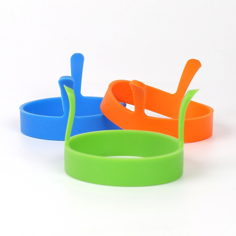 Utensílios de cozinha ferramentas de cozimento redondo silicone omelete alta temperatura bolo modelo ovo modelo molde_voghion.com