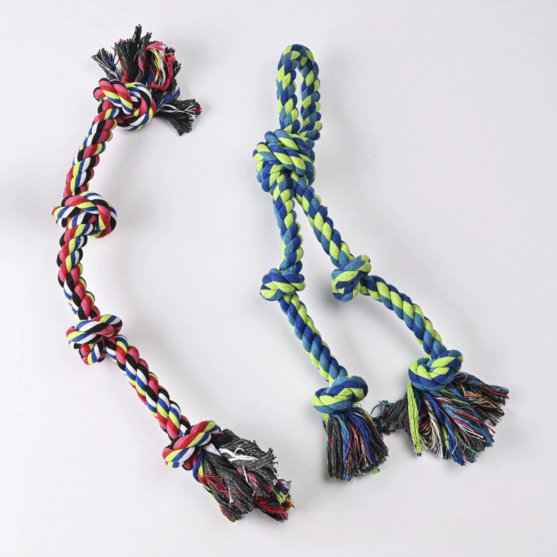 Amazon взорвал золотистый ретривер большой собаки кусать веревку Интерактивные товары для домашних животных хлопковая веревка игрушка