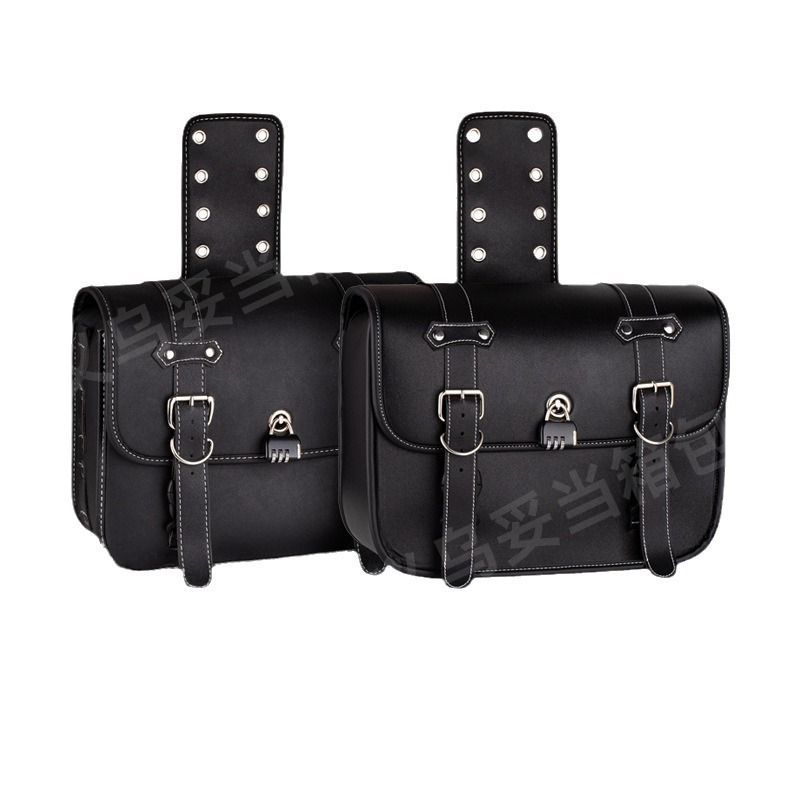 Vehículo eléctrico motocicleta modificación retrógrado especial bolsa lateral caja de silla bolsa lateral caballero bolsa colgante desempaquetado rápido