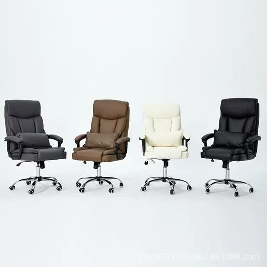 老板椅办公室旋转椅电脑椅舒适久坐不累可躺会议椅搁脚电竞椅批发