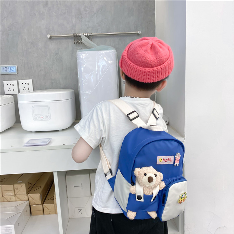 Wholesale Cartoon Clashing Color Bear Doll Backpack Nihaojewelry display picture 36