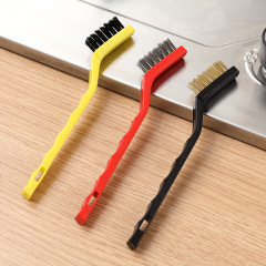 Japanese gas stove cleaning brush set of 3, kitchen supplies, range hood filter cleaning tool, wire brush