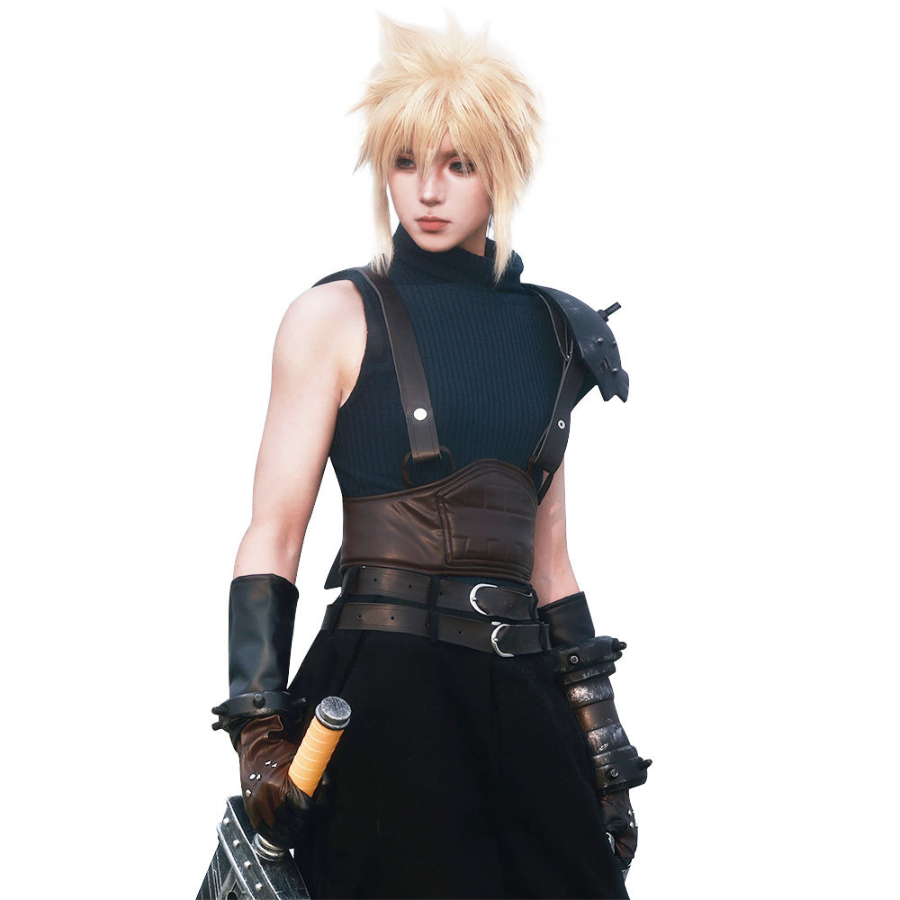 最终幻想7克劳德cos服 万圣节cosplay全套cloud 爱丽丝蒂法