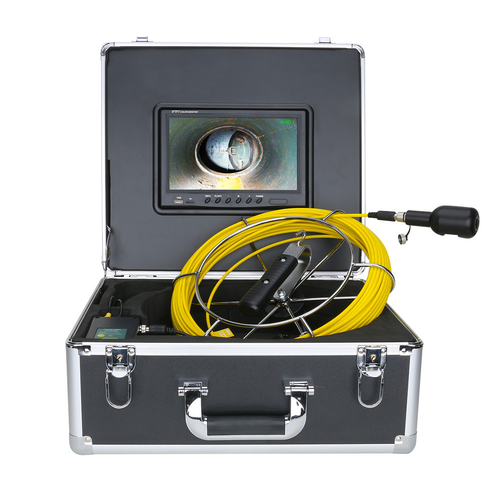 Pipe line endoscope dual lens waterproof industrial sewer camera HD pipe camera detector