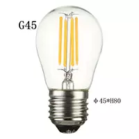 Светодиодная лампа накаливания G45/3V 1/2/4/6W энергосберегающая лампа Эдисона ретро имитация вольфрамовой лампы накаливания