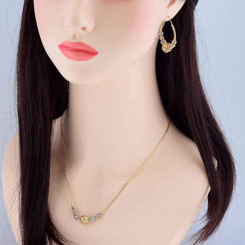 Plating Design Brass Plating Color Block Jewelry Set