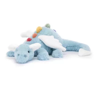 Fun Flying Dragon Black Dragon Series, Oyuncaq yastıqlar - sky-blue-50cm