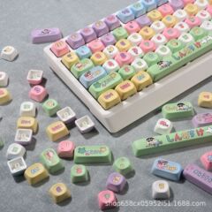 クレヨンしんちゃんのテーマMOAの高さのキーキャップの機械のキーボードのカスタマイズの個性のキーキャップの工場は代行します。