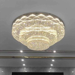 円形ホテルロビー宴会場ホテル水晶灯ホテルktv別荘客間大型工事会照明
