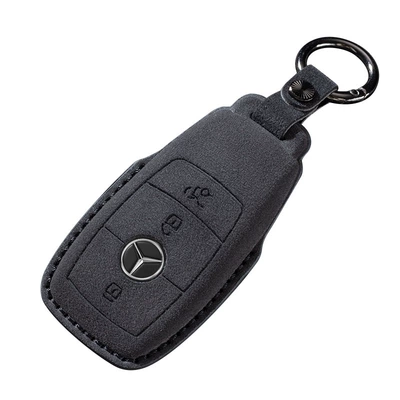 of suede — Car key bag