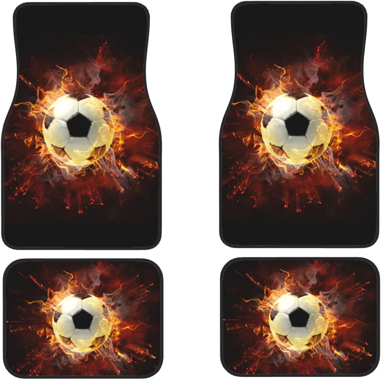 Cross-Border Temu Hot-Selling Butterfly Car Floor Mats, Four-Piece Set for All Seasons, Dirt-Resistant, Wear-Resistant, Anti-Scratch Mats