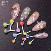 Rainbow cute nail decoration, Japanese nail stickers, new collection