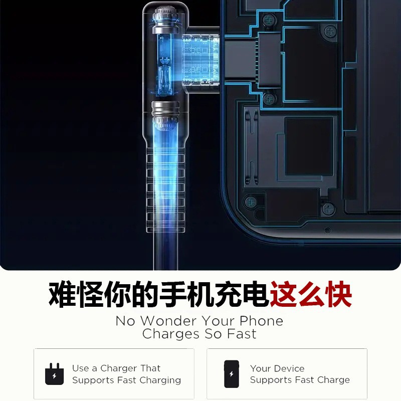 2026新款1-3m手机3c数码平板电脑充电线尼龙编织type-c快充闪充线