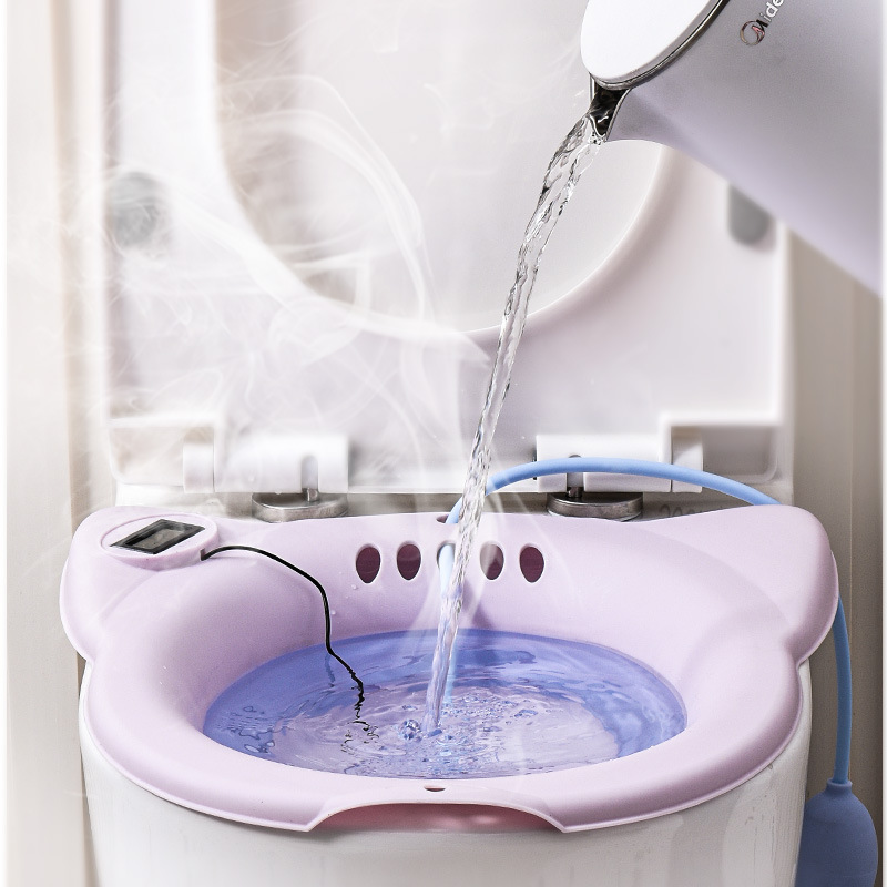 Maternity bidet, female private parts, squat-free toilet basin, elderly and pregnant woman flushing butt basin, male hemorrhoids electric confinement basin