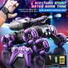 [purple] 6-wheel stunt water bomb tank vehicle-dual remote control