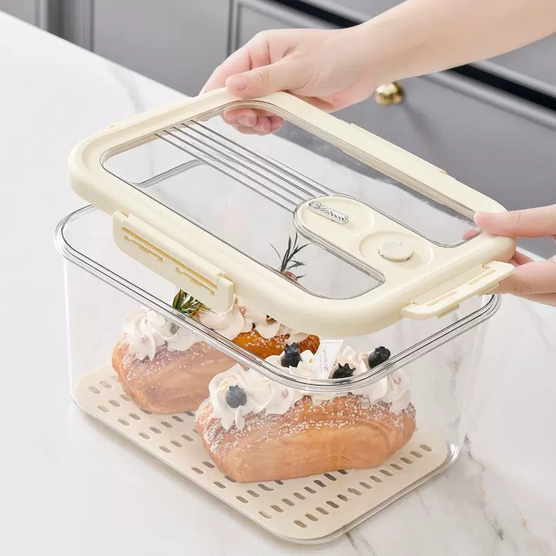 冰箱收纳盒保鲜盒食品级食品收纳整理神器冷冻储物盒整理盒抽屉