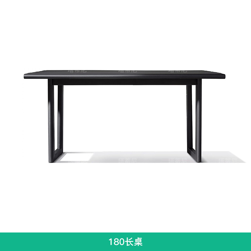 Mesas y sillas de exterior para ocio al aire libre, mesa larga de madera maciza para jardín, conjunto de mesa y sillas de teca impermeables para terraza de villa de alta gama. image 17