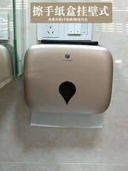 A5L擦手紙盒掛壁式洗手間檫手紙巾架向下家用壁掛廚房倒掛免打孔