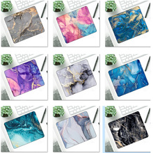 跨境专供小号热 外贸大理石纹路鼠标垫小号电脑办公桌垫 一件代发