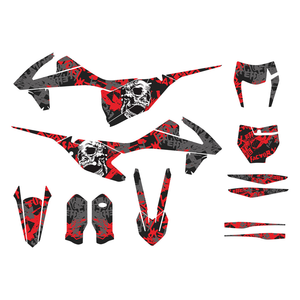 Pegatinas para KTM EXC SXF 125 250 350 450 Pegatinas de 16 - 18 años Huswana SUV image 10
