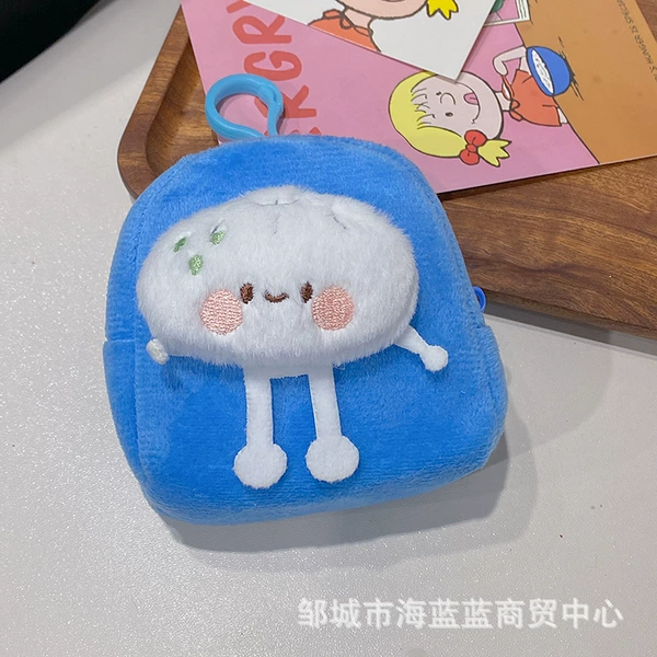 LQ202 blush bun blue small backpack