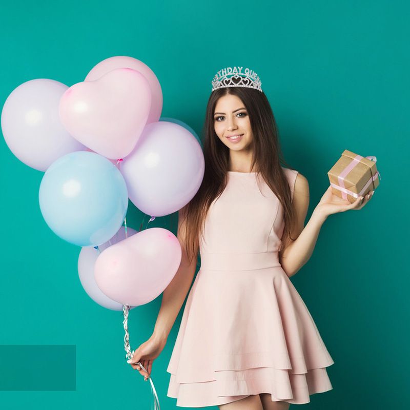 Modische Strasskrone Haarreif Für Mädchen Geburtstagsparty_voghion.com