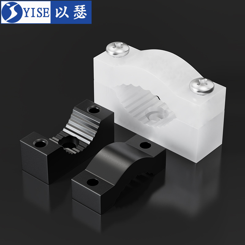 二次过门夹尼龙线卡 固定器电缆电线线夹塑料固定座理线器黑/白YX