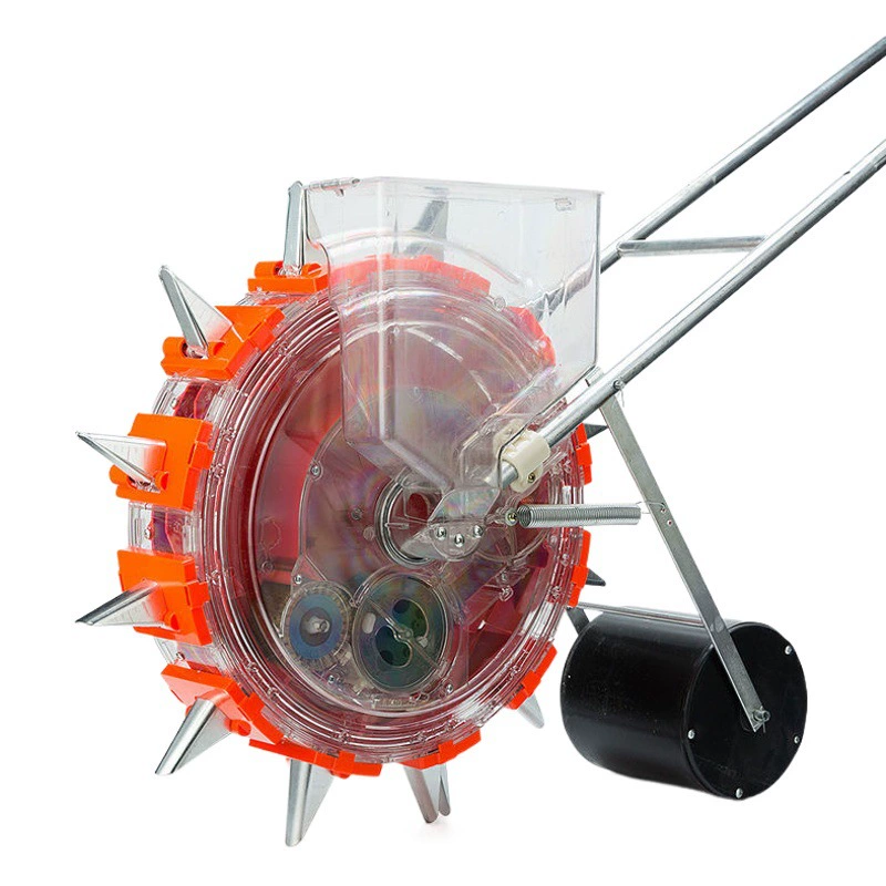 Новый полностью прозрачный ручной толкать сеялка Многофункциональный Кукуруза арахис точность сеялка соя сорго сеялка посадка