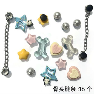 37 Types of Croc Shoes, Nezha, Black and White Briquettes, Strawberry Bear, Happy Dog, Capybara Shoelaces, Accessories