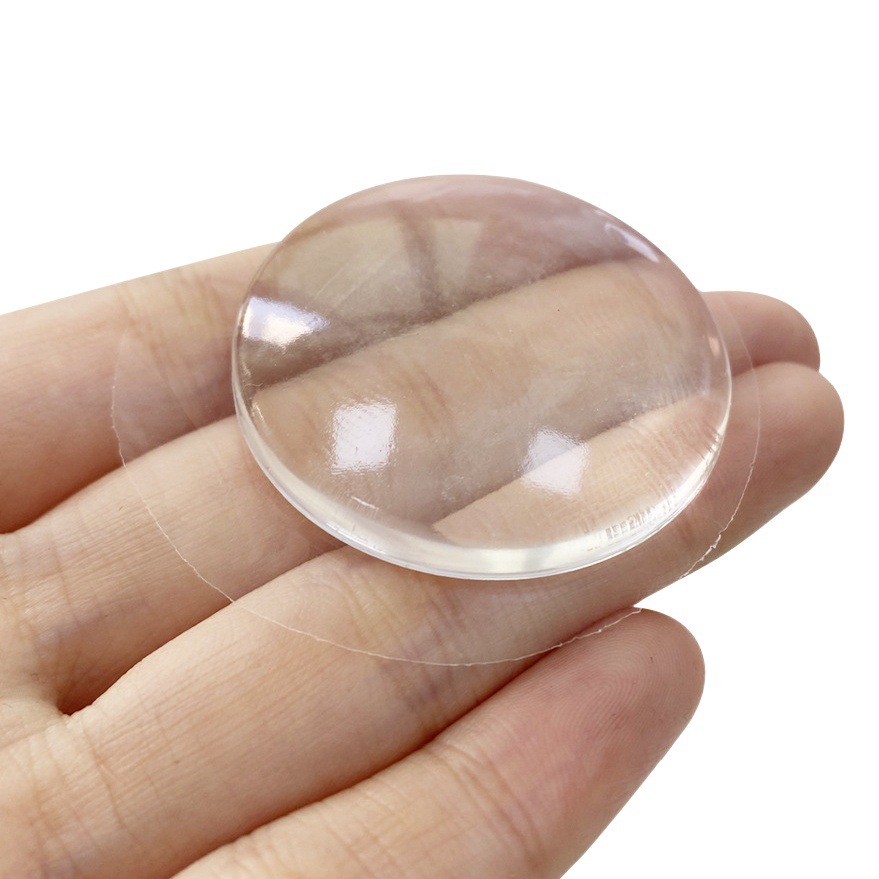 Silicona transparente anti-colisión pegatinas puerta Mute buffer hogar dormitorio puerta manija Mat puerta pegatinas casa diaria pegamento suave al por mayor