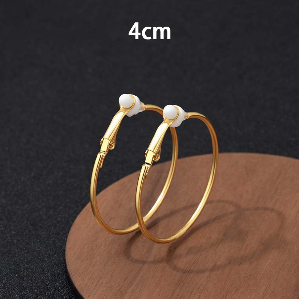 이어홀 없음 4cm 골드