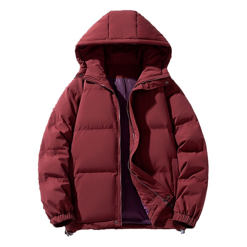 Solid trend fashionable men's down jacket, (Cross-border trading), increased thickness