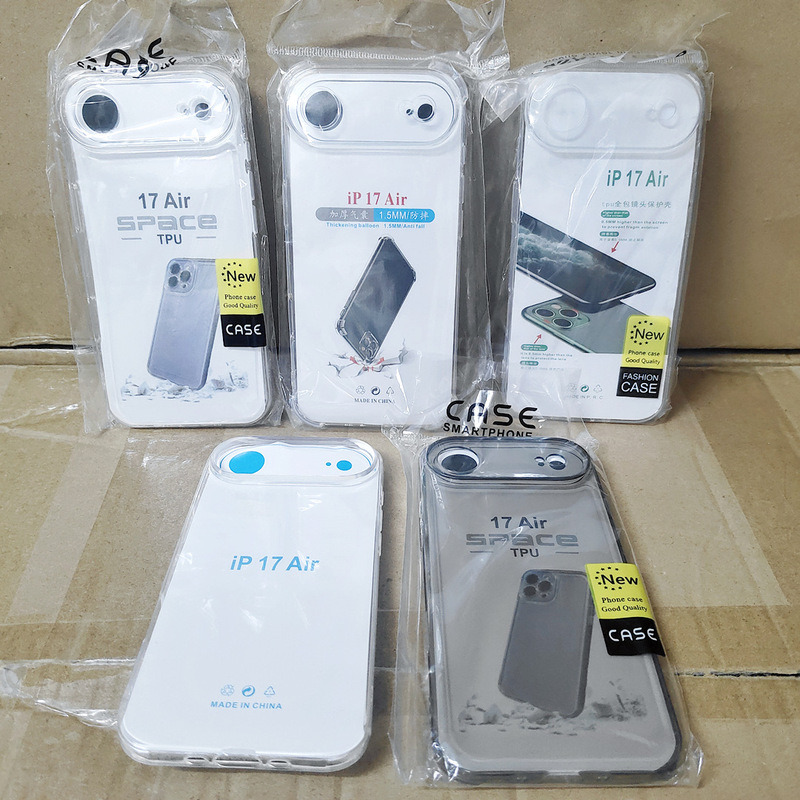 Suitable for IPHONE Apple 15PLUS Transparent Mobile Phone Case Fine Hole Airbag Anti-fall Clear Water Cover Straight Edge TPU Soft Case