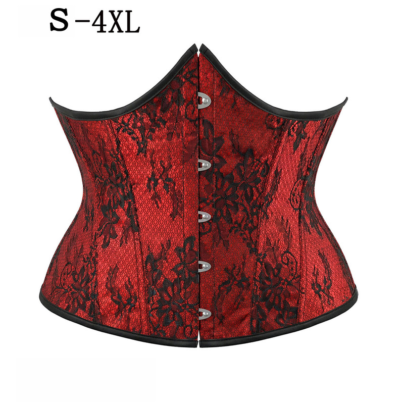 Custom Vintage Red and Black Lace Short Corset Waist Trainer Shapewear for Body Shaping and Tummy Control, Gothic Court-Style Outerwear Corset Custom Vintage Red and Black Lace Short Corset Waist Trainer Shapewear for Body Shaping and Tummy Control, Gothic Court-Style Outerwear Corset