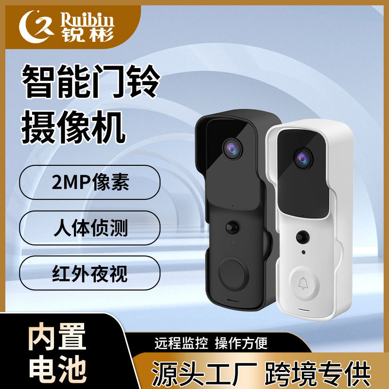 Graffiti hogar inteligente 5G inalámbrico inteligente 1080P monitoreo de ojo de gato video remoto de voz intercomunicación visual campana