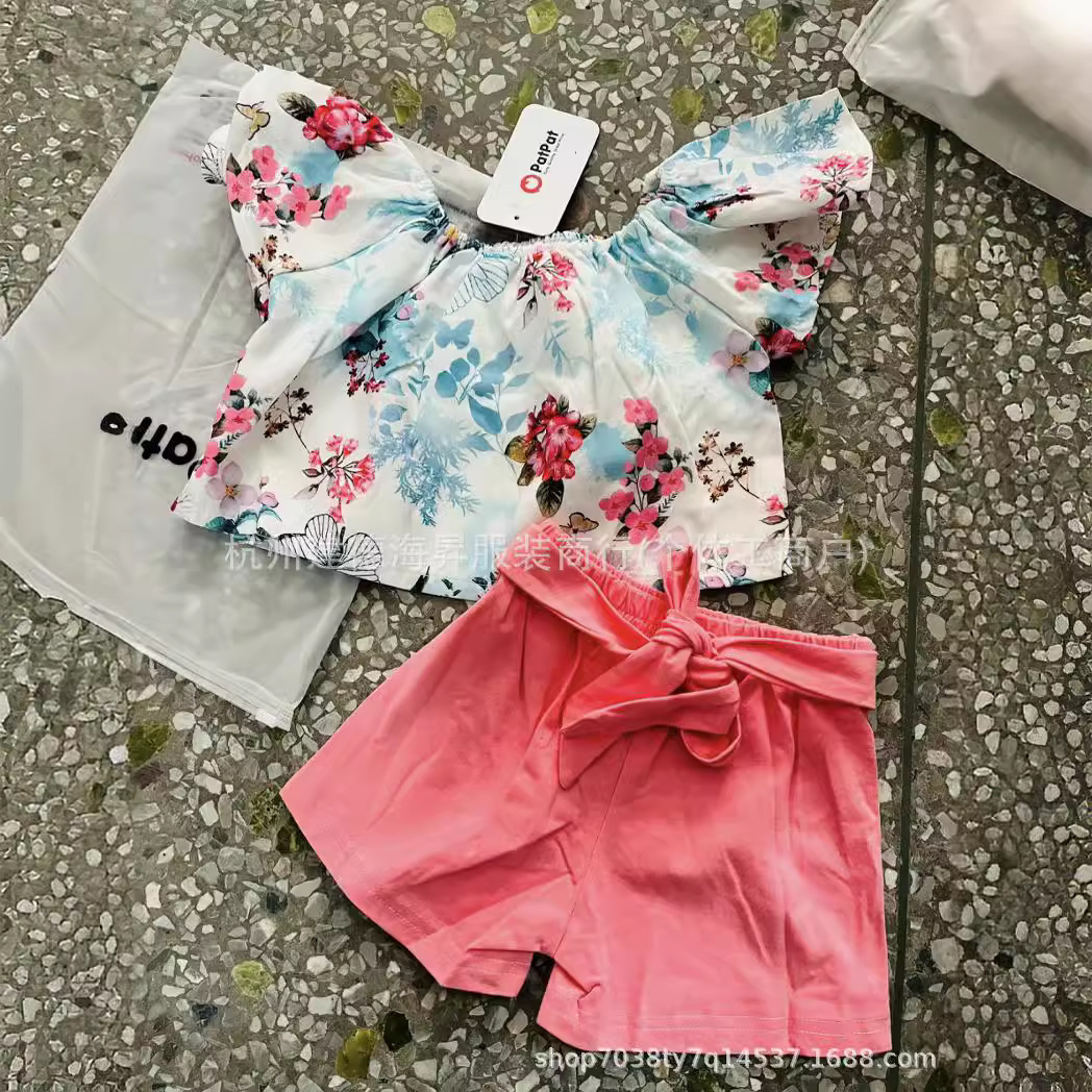 Patpat ropa infantil comercio exterior, ropa de niños, hombres y mujeres, ropa de niños, inventario de fábrica, venta directa de coágulo de niños transfronterizos