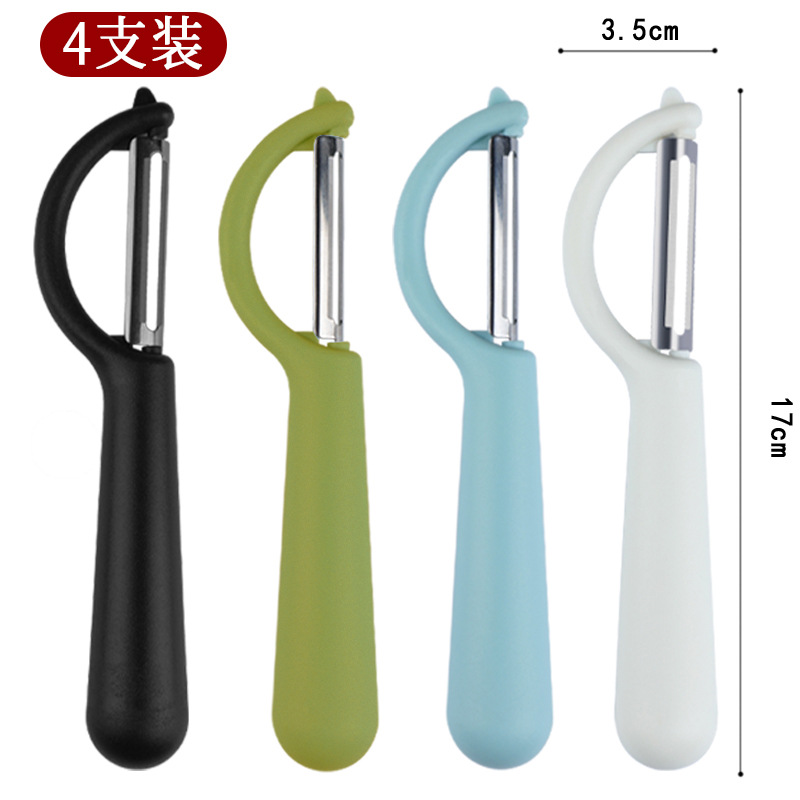 Cuchillo de corte de frutas de cocina de patatas regalo gran cantidad de cuchillo de raspado multifuncional de acero inoxidable puede no