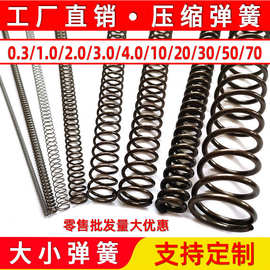 300长弹簧强力回位压力压簧小五金机械压缩弹簧大全订制定做