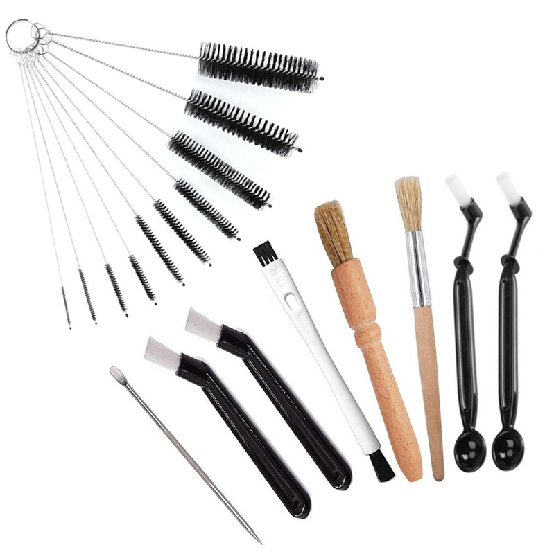 Coffee Machine Cleaning Brush Set Multi-Functional Crevice Cleaning Tool Grinder Wooden Cleaning Brush Straw Brush Coffee Machine Cleaning Brush Set Multi-Functional Crevice Cleaning Tool Grinder Wooden Cleaning Brush Straw Brush