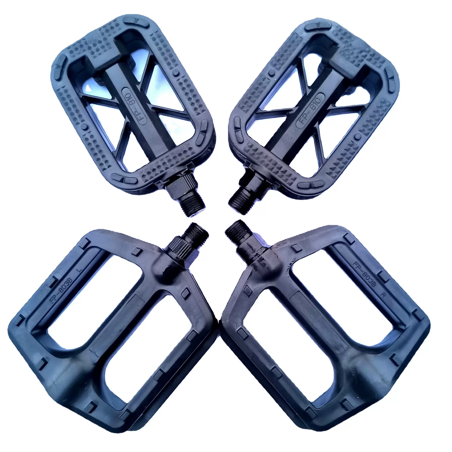 飞敏山地车滚珠脚蹬自行车塑料脚踏全塑料款脚蹬脚踏配件大全