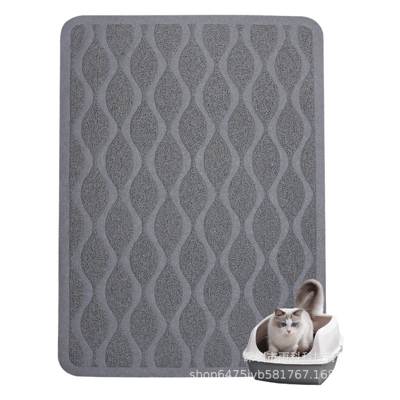 Estera de gato para mascotas estera de gato resistente al desgaste elástico ventas directas de fábrica estera de arena para gatos estera para mascotas PVC grueso impermeable