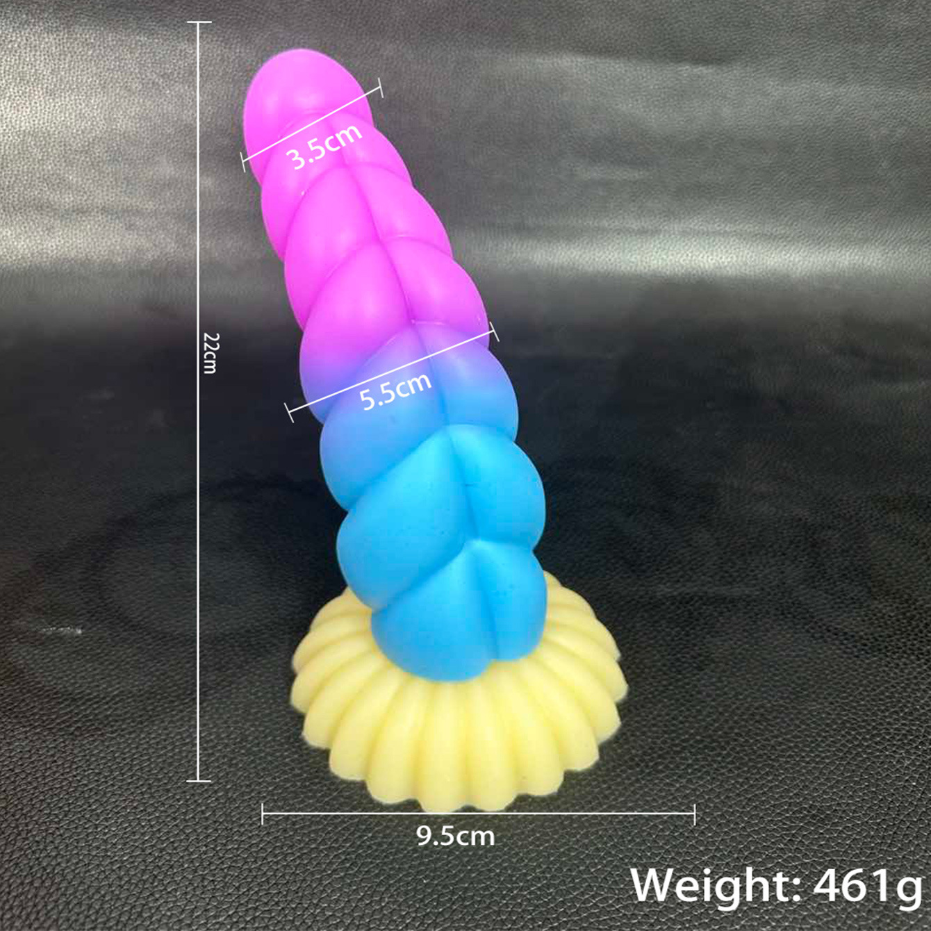 Shaped Silicone Anal Beads with Colorful Design for Adult Wellness — detail image 17