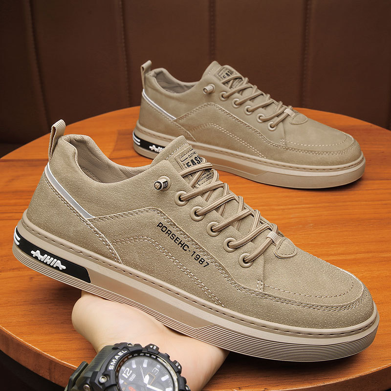Men's Shoes 2026 Spring New Model for Work at Construction Sites, Wear-Resistant, Labor Protection, Winter Men's Slip-On Casual Sports Sneakers Trendy