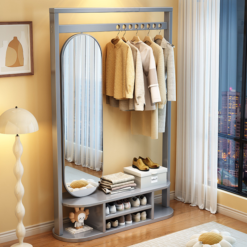 516 # 옷걸이와 전신거울 일체형/BMW 그레이