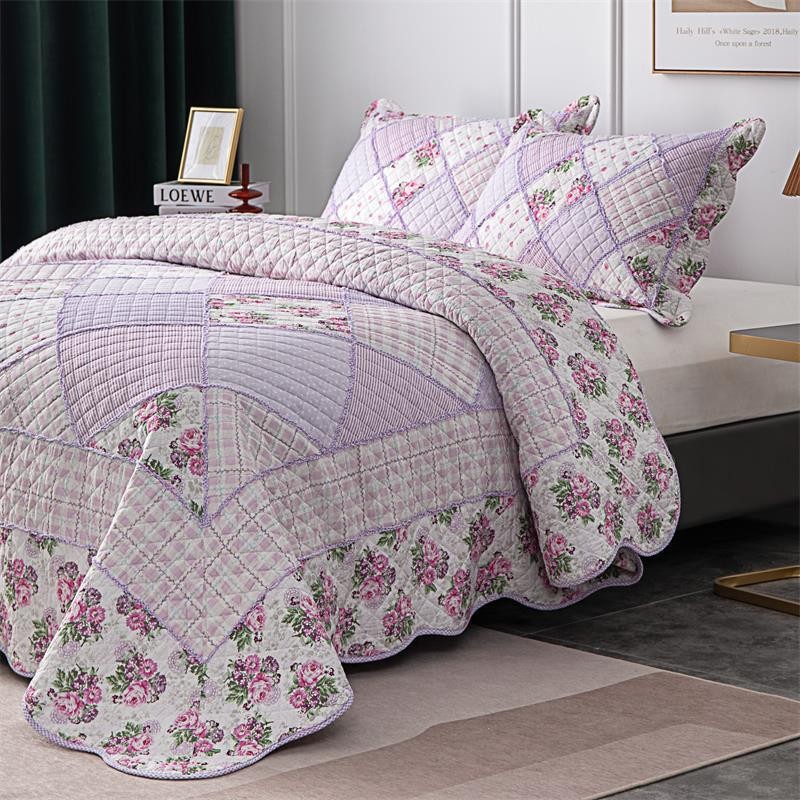 Yutai New Products factory direct summer thin quilt air conditioning quilt summer cool quilt washed summer quilt spring and autumn quilt three-piece set
