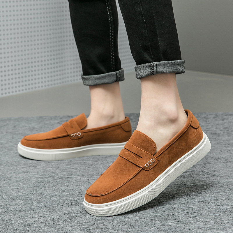 Zapatos de skate anti-veludera transfronterizos de tamaño grande para hombres, zapatos de skate de moda europeos y estadounidenses, zapatos de skate casuales de negocios para hombres image 5
