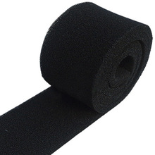 10mm-2cm黑色聚氨酯泡沫空氣過濾活性炭海綿蜂窩過濾網濾芯棉