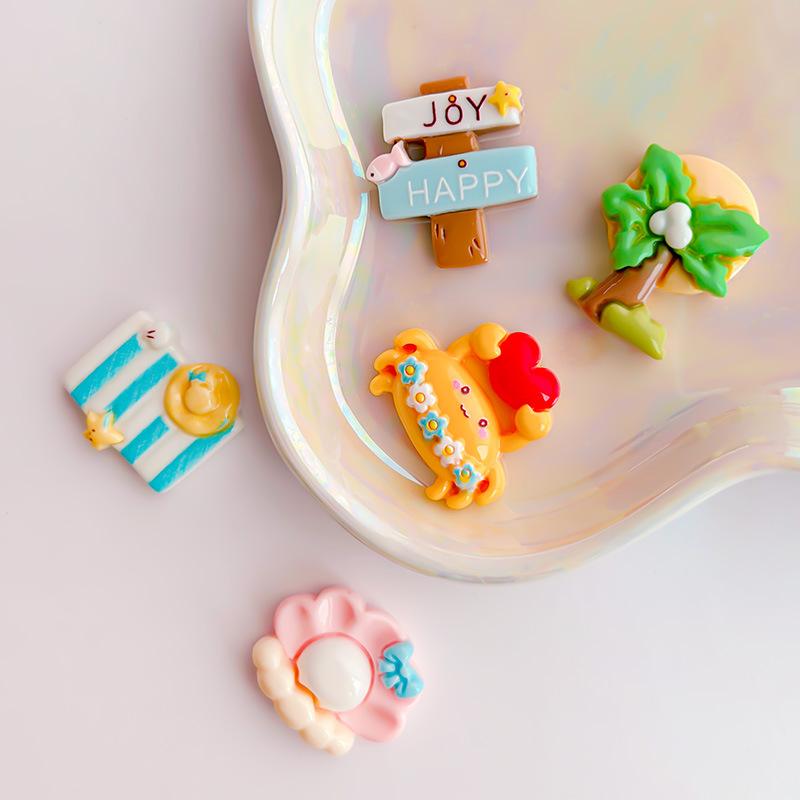 Marine beach cartoon accessory with accessories handmade