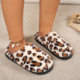 Cross Border Fashion Leopard Design Cotton Slippers temu Amazon shein Xiyin Shopee Shrimp Skin Slippers Wholesale
